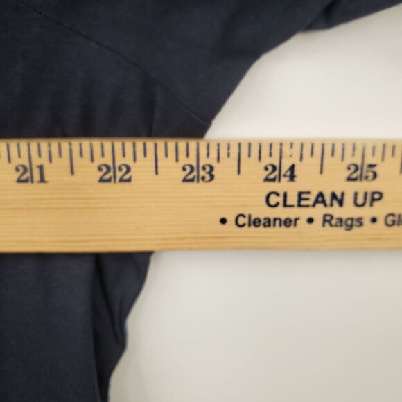 Boden Supersoft Frill Detail Top Women Size 16 / 18 NWT Long Sleeve Blouse Navy - Picture 13 of 15